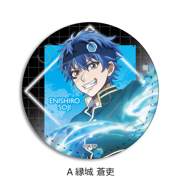 『デッドアカウント』レザーバッジ(丸形) A 縁城蒼吏