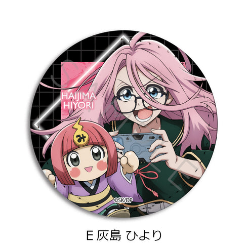 『デッドアカウント』レザーバッジ(丸形) E 灰島ひより
