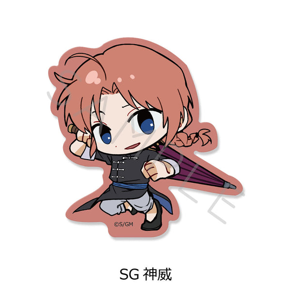 『新劇場版 銀魂 -吉原大炎上-』クリアカードステッカー ちぽっけシリーズ SG 神威