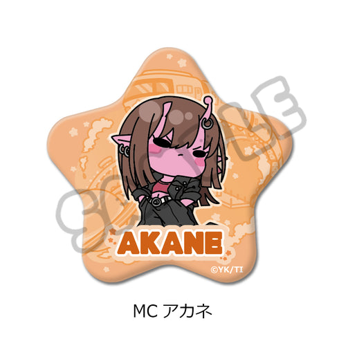 "Galaxy Express Milky☆Subway" Star-Shaped Pin (mochocho) MC Akane