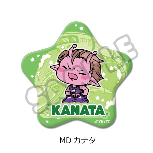 "Galaxy Express Milky☆Subway" Star-Shaped Pin (mochocho) MD Kanata