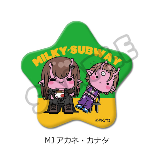 《銀河特急 米爾基☆地鐵》星形徽章 (mochocho) MJ 茜・加奈田