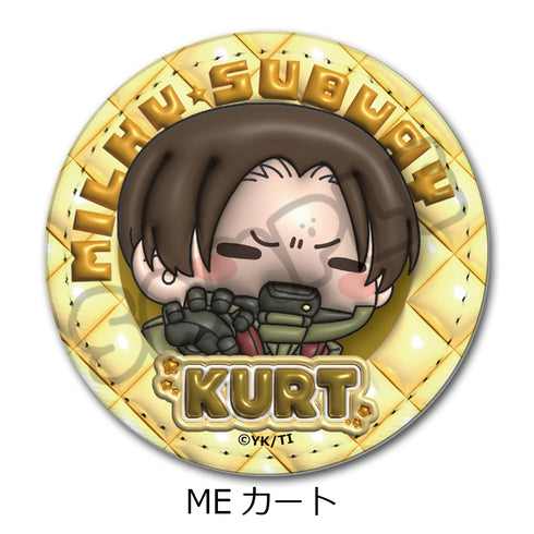 "Galaxy Express Milky☆Subway" Leather Badge (Round) (mochocho) ME Cart