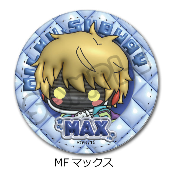 『銀河特急 ミルキー☆サブウェイ』レザーバッジ(丸形) (mochocho) MF マックス
