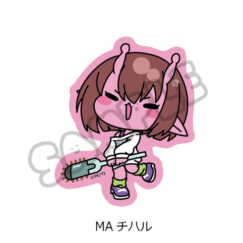 "Galaxy Express Milky☆Subway" Clear Card Sticker (mochocho) MA Chiharu
