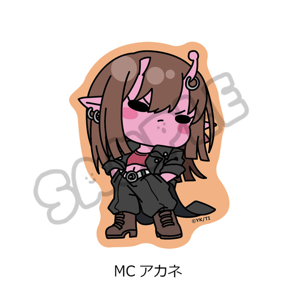 『銀河特急 ミルキー☆サブウェイ』クリアカードステッカー(mochocho) MC アカネ