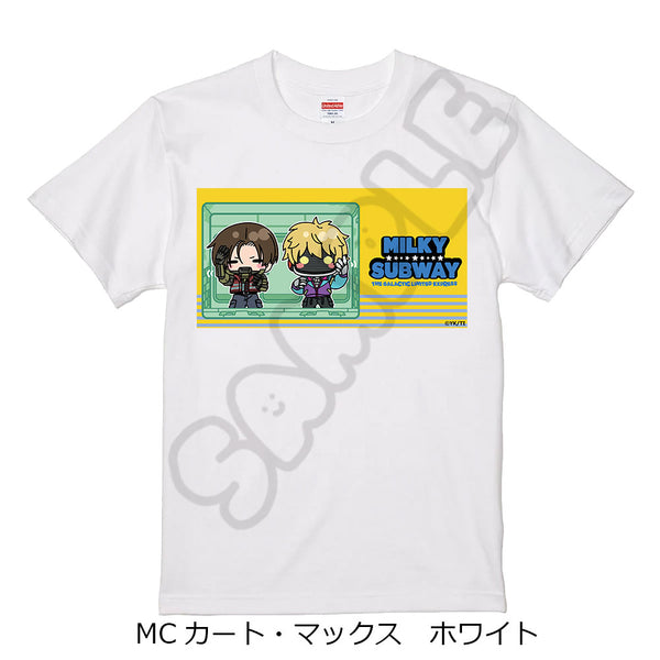 『銀河特急 ミルキー☆サブウェイ』Tシャツ(mochocho) MC カート・マックス ホワイト XLサイズ
