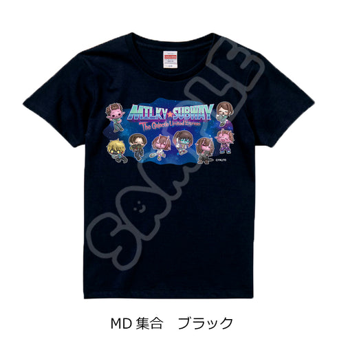 《银河特急 牛奶☆地铁》T恤(mochocho)MD 系列 黑色 L码