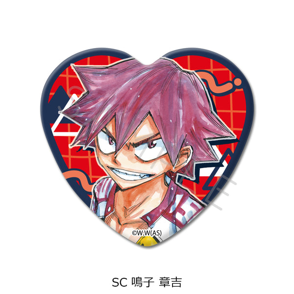 "Yowamushi Pedal" Series 2: Heart-Shaped Pin Badge (SC) Shokichi Naruko