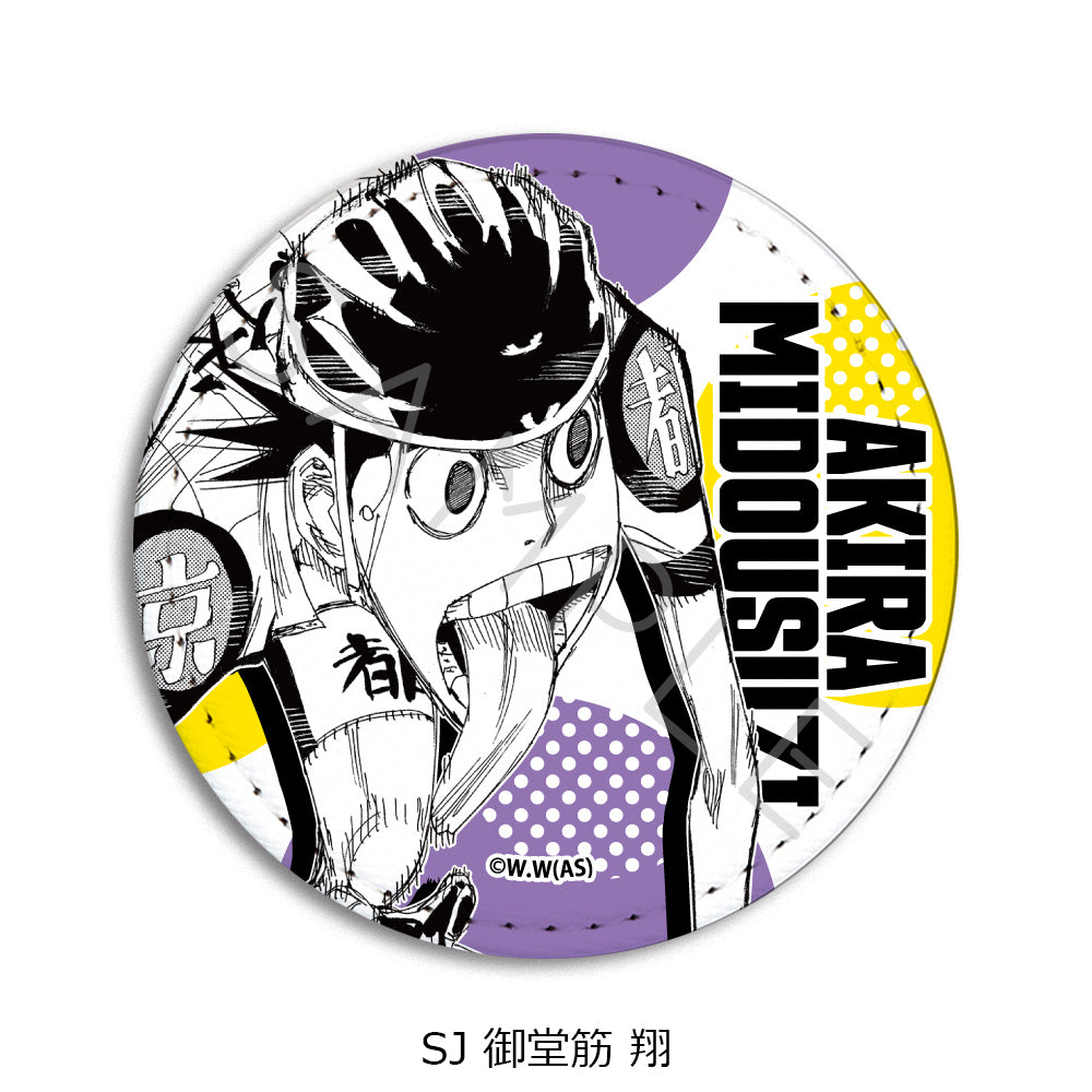 弱虫ペダル』第2弾 レザーバッジ(丸形) SJ 御堂筋翔 - Anime Store.JP