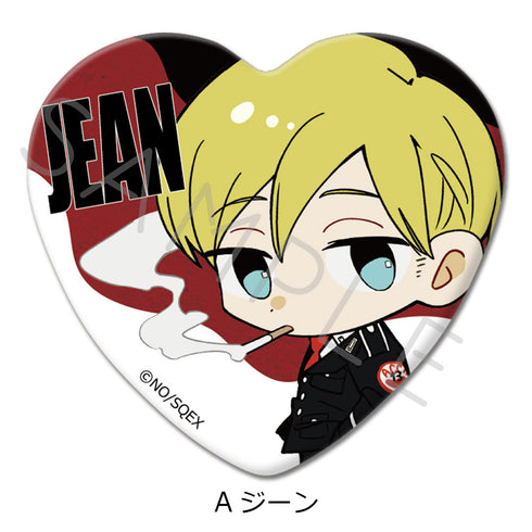 『ACCA13区監察課』ハート型缶バッジ A ジーン