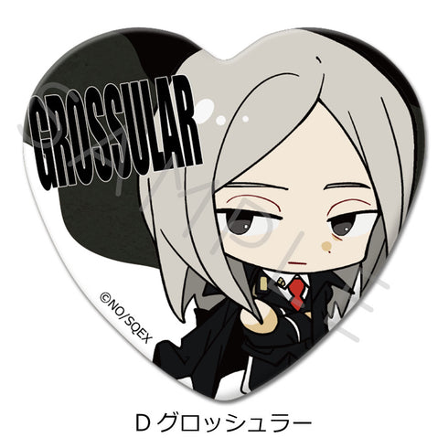 『ACCA13区監察課』ハート型缶バッジ D グロッシュラー
