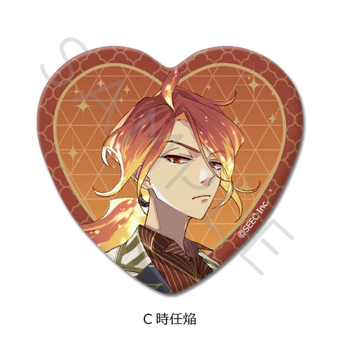 『誰ソ彼ホテル -蕾-』ハート型缶バッジ C 時任焔