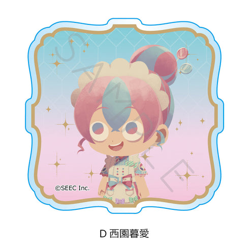 『誰ソ彼ホテル -蕾-』3wayアクリルバッジ D 西園暮愛