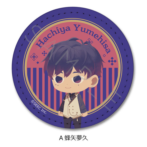『誰ソ彼ホテル -蕾-』レザーバッジ A 蜂矢夢久