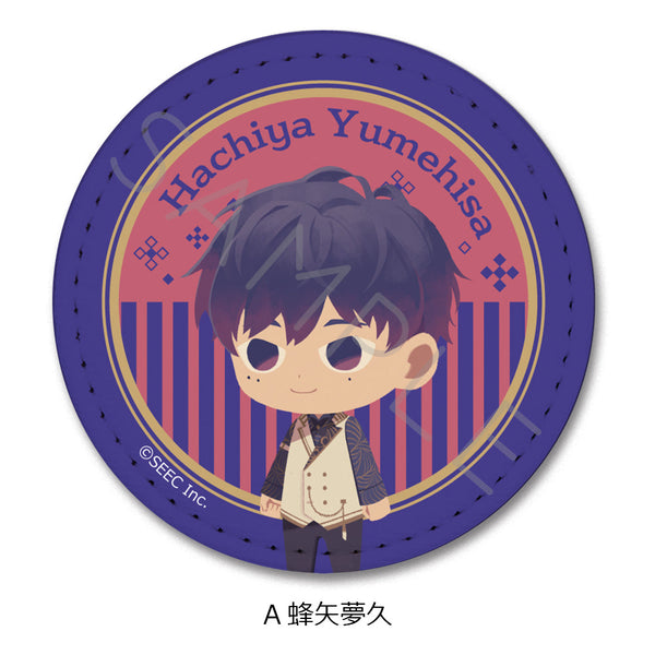 『誰ソ彼ホテル -蕾-』レザーバッジ A 蜂矢夢久