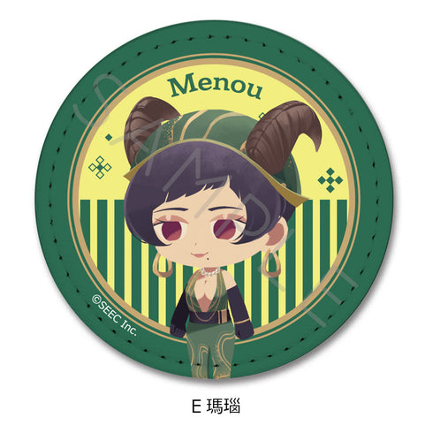 『誰ソ彼ホテル -蕾-』レザーバッジ E 瑪瑙