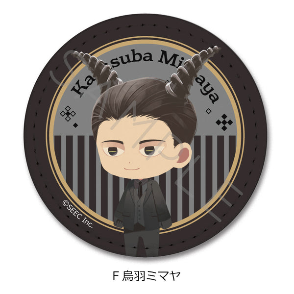 『誰ソ彼ホテル -蕾-』レザーバッジ F 烏羽ミマヤ