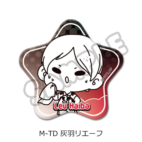 "Haikyu!!" 9th Series Star-Shaped Pin Badge (mochocho) M-TD Rieff Haiba