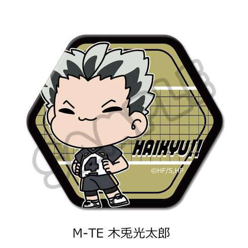 《排球少年!!》第9弹 六边形徽章(mochocho) M-TE 木兔光太郎