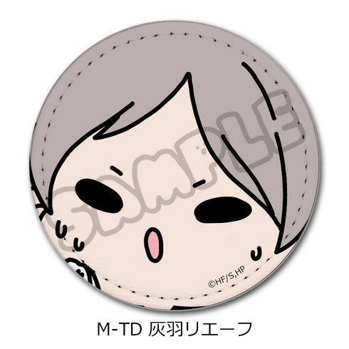"Haikyu!!" 9th Series Leather Badge (mochocho) M-TD Rieff Haiba