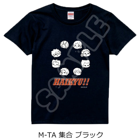 『ハイキュー!!』第9弾 Tシャツ M-TA 集合 ブラック Mサイズ