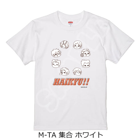 《排球少年!!》第9弹 T恤 M-TA 集合 白色 M码