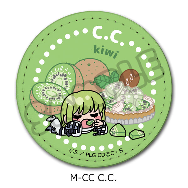 《Code Geass 反叛的魯路修》第5彈 皮革徽章(圓形) M-CC C.C.