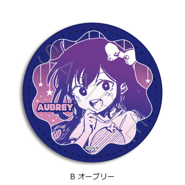 『OMORI』レザーバッジ(丸形) B オーブリー