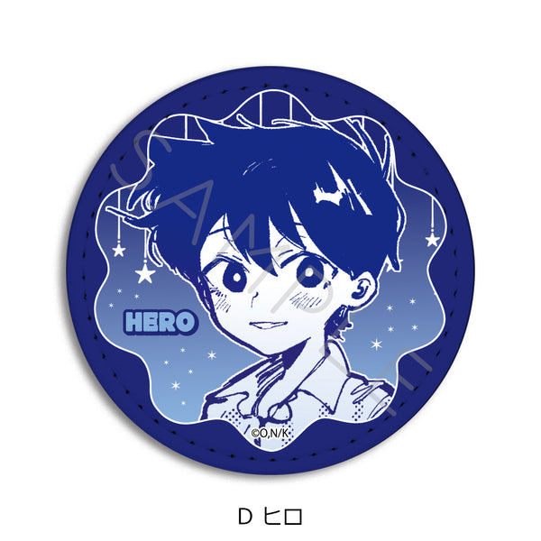 『OMORI』レザーバッジ(丸形) D ヒロ