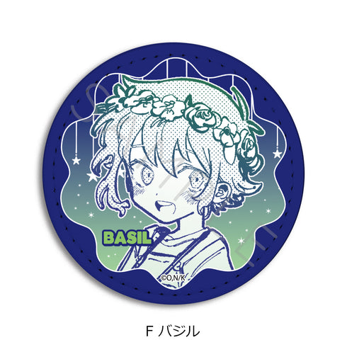 『OMORI』皮革徽章(圆形)F 罗勒