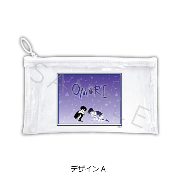 『OMORI』フラットクリアポーチ デザインA