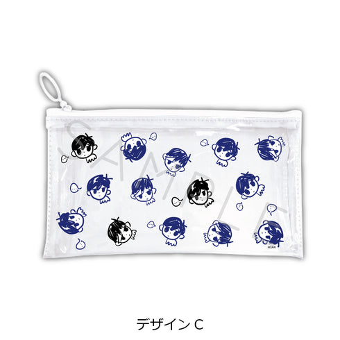 『OMORI』フラットクリアポーチ デザインC