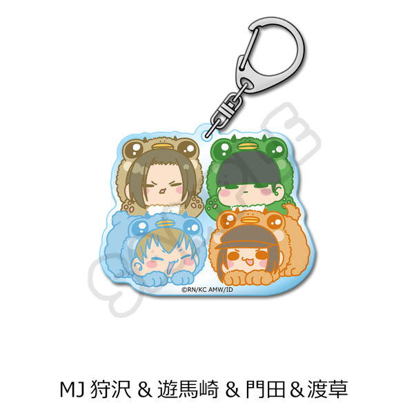 『デュラララ!!×2』アクリルキーホルダー MJ 狩沢&遊馬崎&門田&渡草