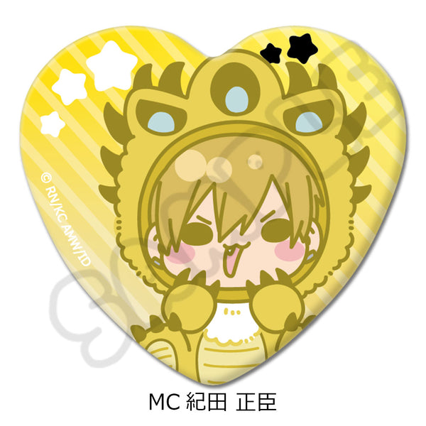 杜拉拉×x2' 心形罐徽章 MC Masaomi Kida