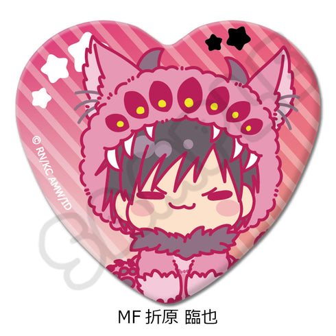 杜拉拉×x2' 心型罐頭徽章 MF Orihara Rinya