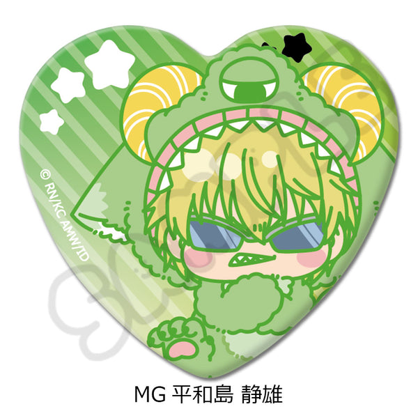 Durarara!×x2' 心型罐頭徽章 MG 平和島靜夫