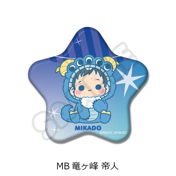 杜拉拉×X2' 星形罐徽章 MB: Ryugamine Teijin