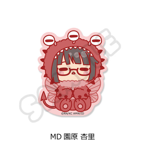 杜拉拉×x2' 透明貼紙 MD 園原安理