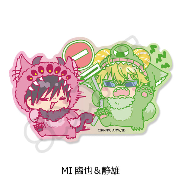 杜拉拉×x2' 透明貼紙 MI Rinya & Shizuo