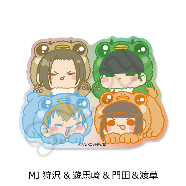 杜拉拉×x2' 透明貼紙 MJ 輕澤&游馬崎&門田&渡草