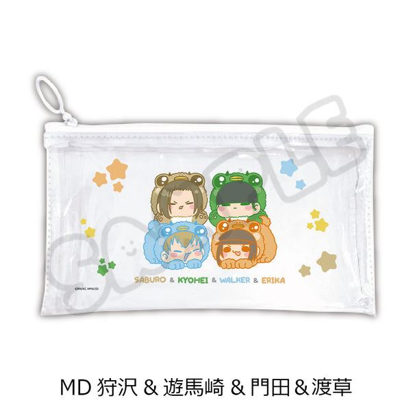 杜拉拉×x2'扁平透明袋 MD 輕澤&游馬崎&門田&渡草