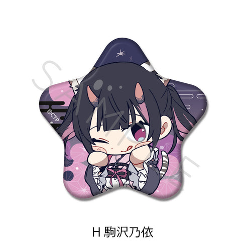 "Super Princess Kaguya!" Star-Shaped Pin Badge H: Noe Komazawa