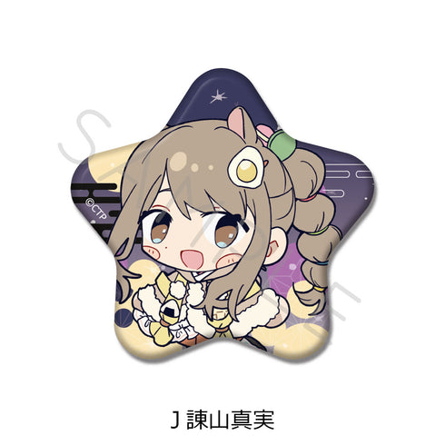 "Super Princess Kaguya!" Star-Shaped Pin Badge J: Mami Isayama