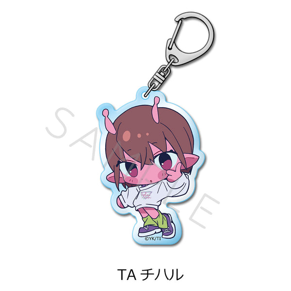 『銀河特急 ミルキー☆サブウェイ』アクリルキーホルダー ちぽっけ TA チハル