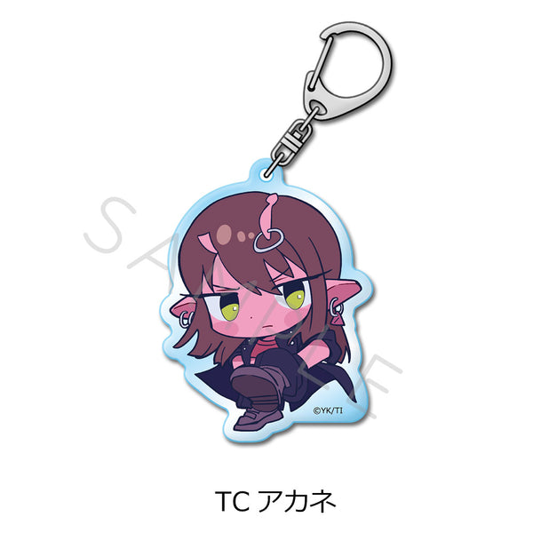 『銀河特急 ミルキー☆サブウェイ』アクリルキーホルダー ちぽっけ TC アカネ