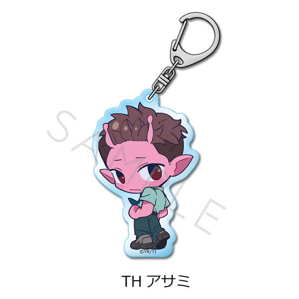 『銀河特急 ミルキー☆サブウェイ』アクリルキーホルダー ちぽっけ TH アサミ