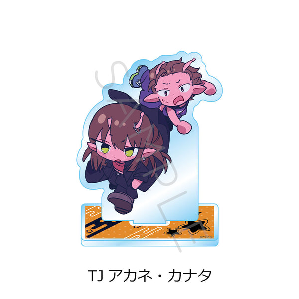 『銀河特急 ミルキー☆サブウェイ』アクリルスタンド ちぽっけ TJ アカネ・カナタ