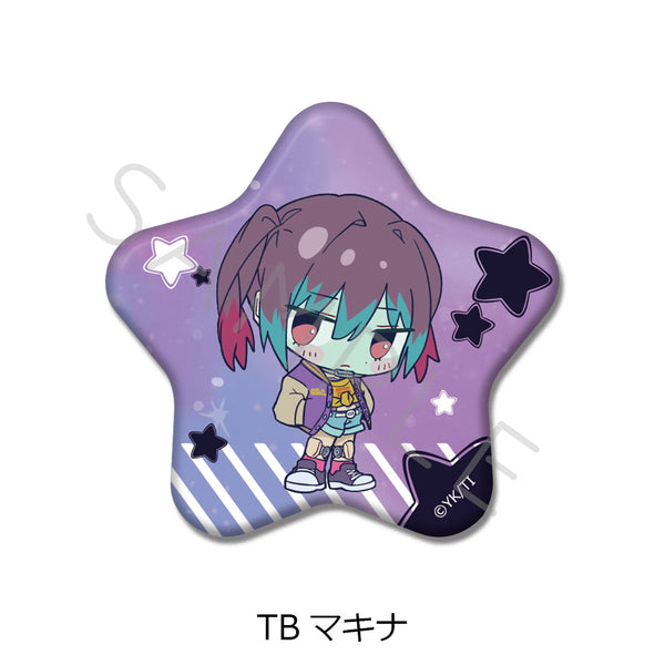 『銀河特急 ミルキー☆サブウェイ』星型缶バッジ ちぽっけ TB マキナ