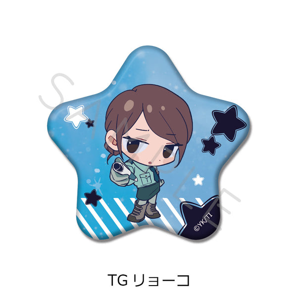 『銀河特急 ミルキー☆サブウェイ』星型缶バッジ ちぽっけ TG リョーコ